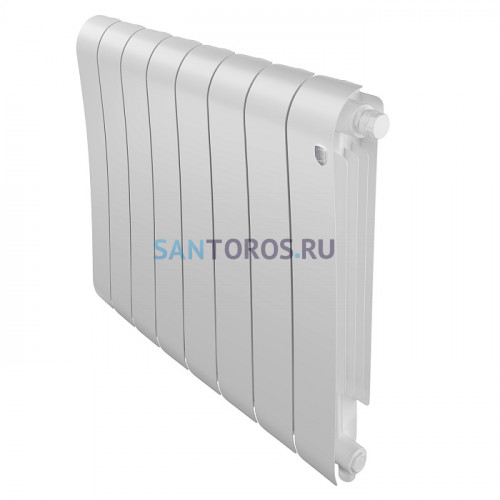 Радиатор биметаллический Royal Thermo Infinity 500 Bianco Traffico VR - 8 секционный (НС-1658380 РОЯЛ ТЕРМО)